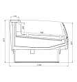 Холодильные витрины Brandford Aurora 320 self Холодильные витрины Brandford Aurora 320 self