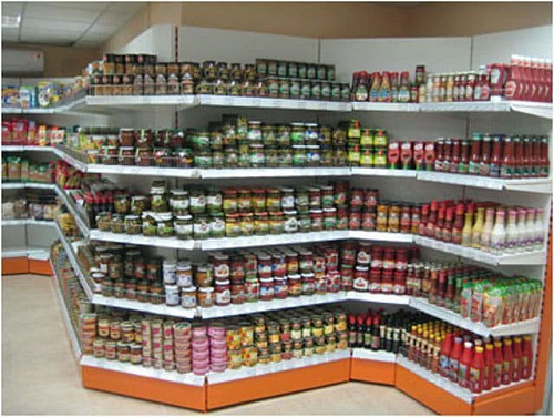 Угловой стеллаж Евромаркет УС0014 внешний Угловой стеллаж Евромаркет УС0014 внешний