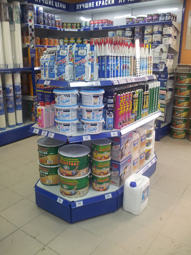 Стеллаж торцевой Евромаркет ТС0025 трапециевидный Стеллаж торцевой Евромаркет ТС0025 трапециевидный