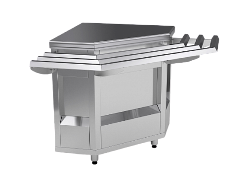 Прилавок угловой МХМ ПУ-90 (внешний угол 90°) серия ШЕФ 1120 Прилавок угловой МХМ ПУ-90 (внешний угол 90°) серия ШЕФ 1120