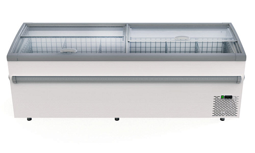 Морозильная бонета Bonvini BFG 2500 PH с гнутым стеклом Push Up Морозильная бонета Bonvini BFG 2500 PH с гнутым стеклом Push Up