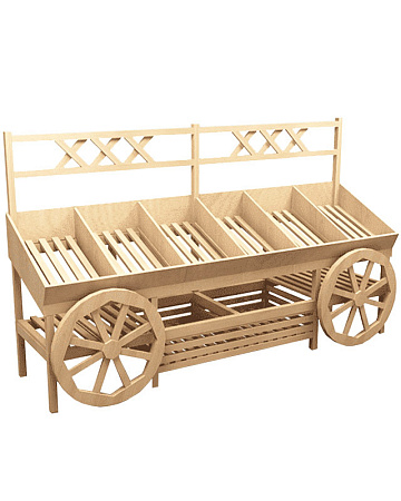 Стеллаж овощной Евромаркет Ф007 с накопителем EM-02.107.000 СБ Стеллаж овощной Евромаркет Ф007 с накопителем EM-02.107.000 СБ