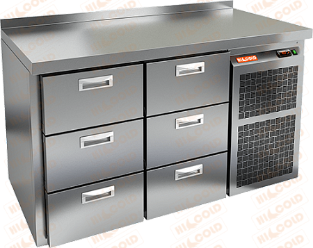 Стол охлаждаемый HICOLD GN 33 BR2 TN Стол охлаждаемый HICOLD GN 33 BR2 TN