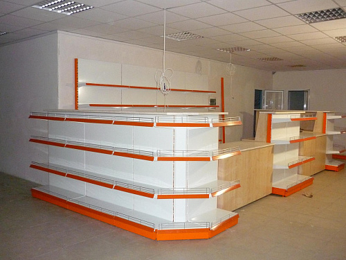 Угловой стеллаж Евромаркет УС0015 внешний Угловой стеллаж Евромаркет УС0015 внешний