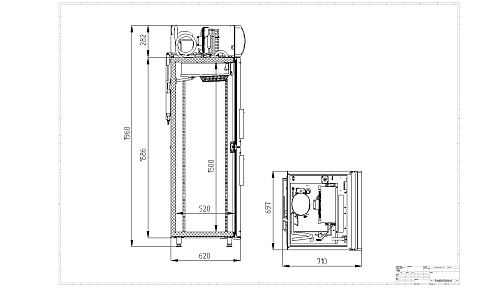 Холодильный шкаф Polair DB105hd-S Холодильный шкаф Polair DB105hd-S