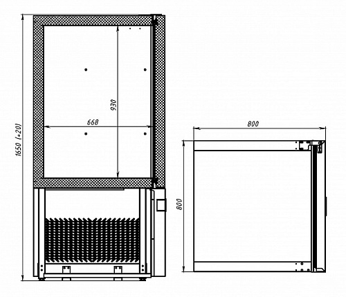 Шкаф шоковой заморозки Polair CR7-L Шкаф шоковой заморозки Polair CR7-L