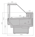 Холодильные витрины Brandford Aurora Slim SQ 190 тепловые Холодильные витрины Brandford Aurora Slim SQ 190 тепловые