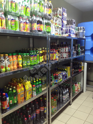 Стеллаж складской из нержавейки Евромаркет СКС00327 Стеллаж складской из нержавейки Евромаркет СКС00327