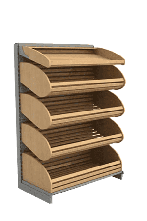 Пристенный стеллаж Евромаркет ХС0066 компактный Пристенный стеллаж Евромаркет ХС0066 компактный