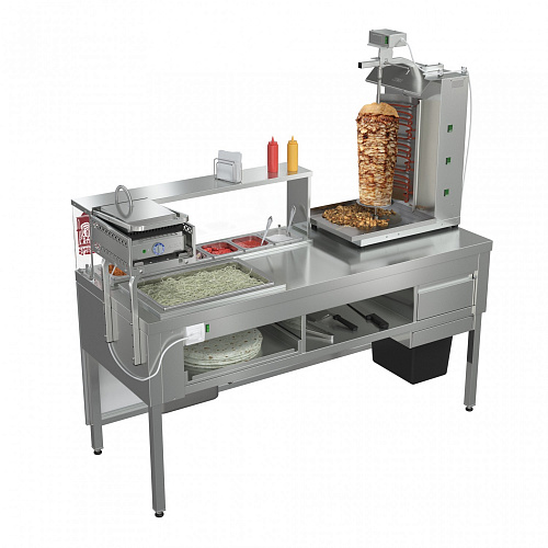 Шаурма-станция Атеси Восточный базар ШС-1800.700-02 Шаурма-станция Атеси Восточный базар ШС-1800.700-02