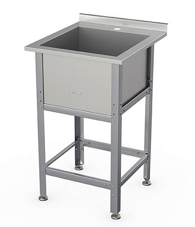 Ванна моечная односекционная Атеси Бюджет ВСМ-Б-1.430-1-02 (ВМ-1/430) с бортом Ванна моечная односекционная Атеси Бюджет ВСМ-Б-1.430-1-02 (ВМ-1/430) с бортом