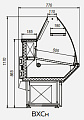 Холодильная витрина МХМ Нова ВХСн-1,2 Холодильная витрина МХМ Нова ВХСн-1,2