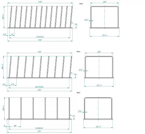 Съёмный держатель Abat №20 Съёмный держатель Abat №20