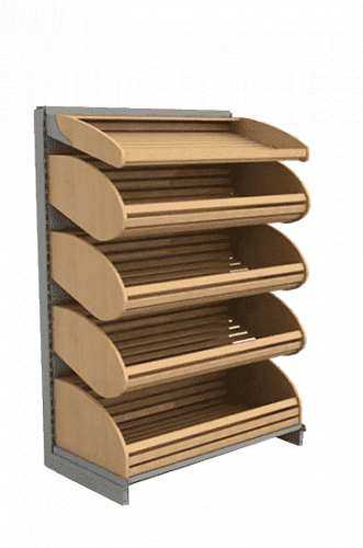 Пристенный стеллаж Евромаркет ХС0066 компактный Пристенный стеллаж Евромаркет ХС0066 компактный