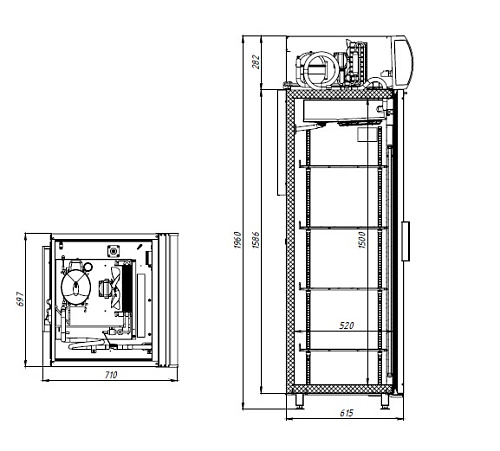 Фармацевтический шкаф Polair ШХФ-0,5 ДС Фармацевтический шкаф Polair ШХФ-0,5 ДС
