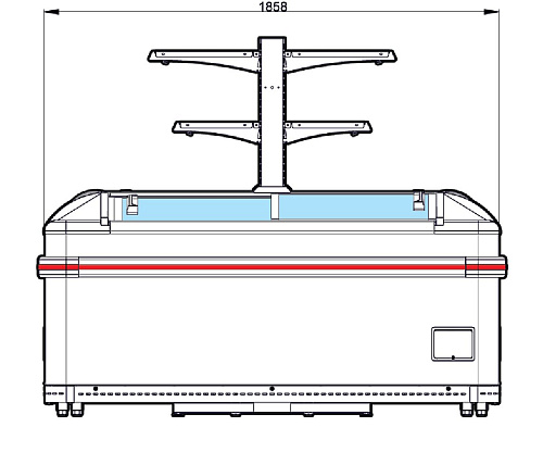 Ларь-бонета Ариада London LS 185 (торец) Ларь-бонета Ариада London LS 185 (торец)