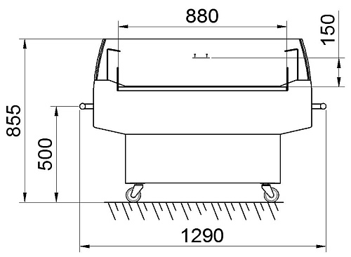 Холодильная бонета Ariada Базель ВС68-1250 Холодильная бонета Ariada Базель ВС68-1250