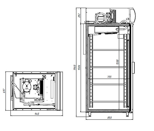 Фармацевтический шкаф Polair ШХФ-0,7 ДС Фармацевтический шкаф Polair ШХФ-0,7 ДС