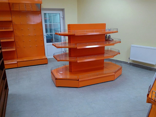 Стеллаж торцевой Евромаркет ТС0025 трапециевидный Стеллаж торцевой Евромаркет ТС0025 трапециевидный