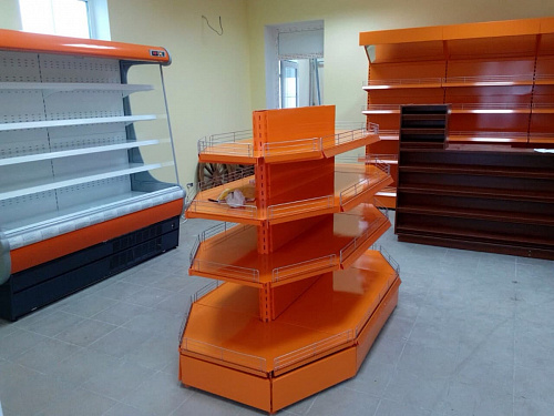 Стеллаж торцевой Евромаркет ТС0025 трапециевидный Стеллаж торцевой Евромаркет ТС0025 трапециевидный