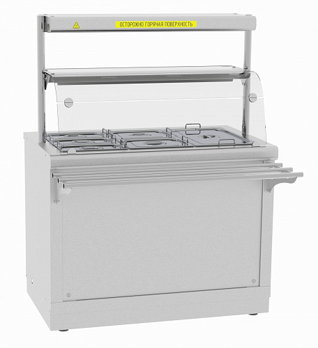 Мармит электрический Abat ЭМК-70Х с подогреваемой полкой Мармит электрический Abat ЭМК-70Х с подогреваемой полкой