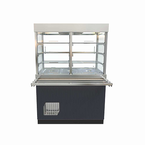 Прилавок-витрина холодильный Abat ПВВ(Н)-70Е-С-НШ серия Сэйла Прилавок-витрина холодильный Abat ПВВ(Н)-70Е-С-НШ серия Сэйла