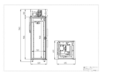Холодильный шкаф Polair CM105hd-S Холодильный шкаф Polair CM105hd-S