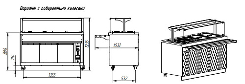 Мармит электрический кухонный вторых блюд Abat ЭМК-70Е-01 серия Сэйла Мармит электрический кухонный вторых блюд Abat ЭМК-70Е-01 серия Сэйла