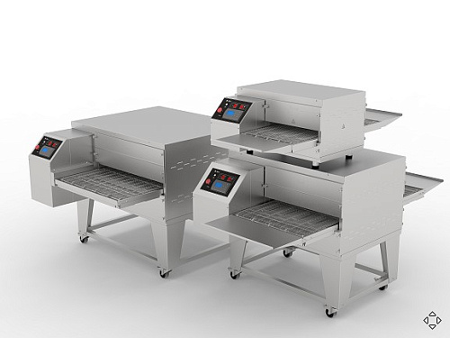 Конвейерная печь для пиццы Abat ПЭК-600 (модуль для установки в 2 яруса) Конвейерная печь для пиццы Abat ПЭК-600 (модуль для установки в 2 яруса)