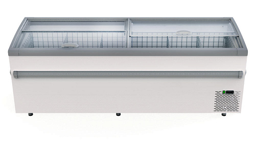 Морозильная бонета Bonvini BFG 1850 PH с гнутым стеклом Push Up Морозильная бонета Bonvini BFG 1850 PH с гнутым стеклом Push Up