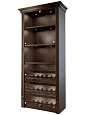 Винный шкаф Евромаркет ВШ00432 со стеклянными дверцами LD 002-CT