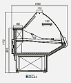 Холодильная витрина МХМ Илеть new ВХСн-1,5 Холодильная витрина МХМ Илеть new ВХСн-1,5