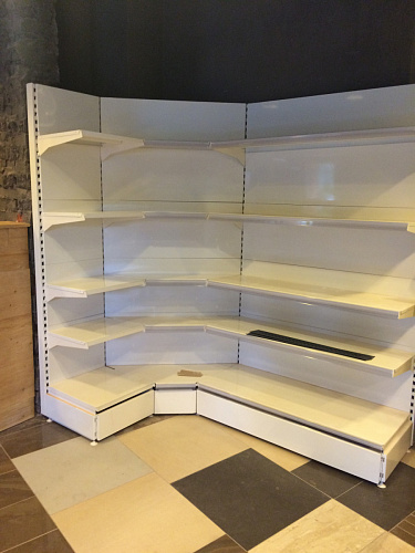 Угловой стеллаж Евромаркет УС0011 внутренний Угловой стеллаж Евромаркет УС0011 внутренний