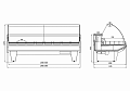 Тепловая витрина Enteco master НЕМИГА STANDART 150 ВВ(Т), основание на опорах Тепловая витрина Enteco master НЕМИГА STANDART 150 ВВ(Т), основание на опорах