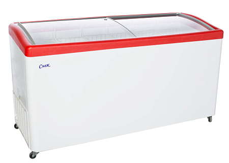 Морозильный ларь Снеж МЛГ-600 с гнутым стеклом Морозильный ларь Снеж МЛГ-600 с гнутым стеклом