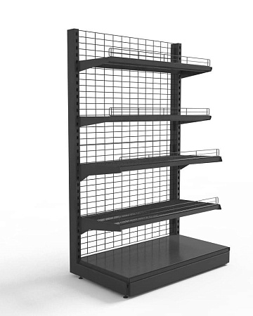 Стеллаж торцевой Евромаркет СС0048 сетчатый Стеллаж торцевой Евромаркет СС0048 сетчатый