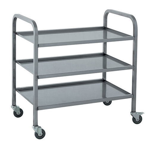Тележка сервировочная Атеси ТС-Л-3-800.500.850-02 (ТС-3) Тележка сервировочная Атеси ТС-Л-3-800.500.850-02 (ТС-3)