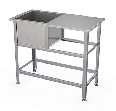 Ванна моечная со столом Атеси Бюджет ВСМС-Б-1.700-1550.800-02 (ВМС-1/700) Ванна моечная со столом Атеси Бюджет ВСМС-Б-1.700-1550.800-02 (ВМС-1/700)