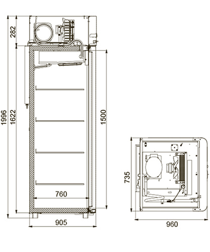 Холодильный шкаф Polair CB107-Gm Холодильный шкаф Polair CB107-Gm