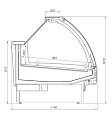 Холодильные витрины Brandford Aurora 190 Reverse Glass Холодильные витрины Brandford Aurora 190 Reverse Glass