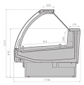 Холодильные витрины Brandford Aurora 125 кондитерские Холодильные витрины Brandford Aurora 125 кондитерские