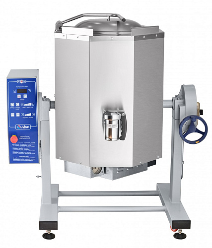 Котел пищеварочный электрический Abat КПЭМ-60-ОМР-ВК с функциями перемешивания и ручного опрокидывания Котел пищеварочный электрический Abat КПЭМ-60-ОМР-ВК с функциями перемешивания и ручного опрокидывания