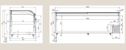 Ларь-бонета Ариада Ленинград ЛМ3-185 (торец) Ларь-бонета Ариада Ленинград ЛМ3-185 (торец)