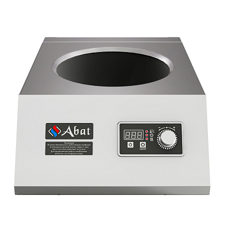 Профессиональная индукционная плита настольная Abat КИП-1Н-5,0ВОК Профессиональная индукционная плита настольная Abat КИП-1Н-5,0ВОК