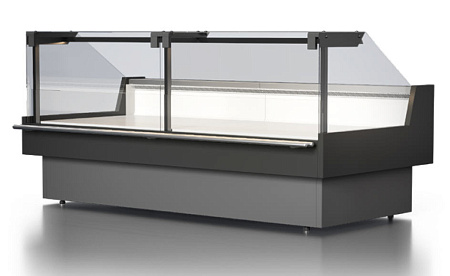 Холодильная витрина Enteco master НЕМИГА CUBE LUX 125 ВСн с подъемными стеклами, выносной агрегат Холодильная витрина Enteco master НЕМИГА CUBE LUX 125 ВСн с подъемными стеклами, выносной агрегат