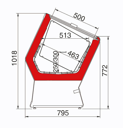 Морозильный ларь Oscartielle Pulsar ST BT R290 с прямым стеклом Морозильный ларь Oscartielle Pulsar ST BT R290 с прямым стеклом