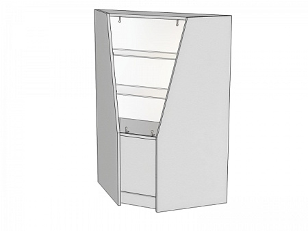 Витрина угловая внутренняя Витрина Плюс Д10ВУВ-700х700х1250 Витрина угловая внутренняя Витрина Плюс Д10ВУВ-700х700х1250