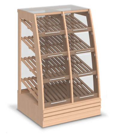 Стеллаж хлебный Евромаркет Sally ХС0011 из массива бука Стеллаж хлебный Евромаркет Sally ХС0011 из массива бука