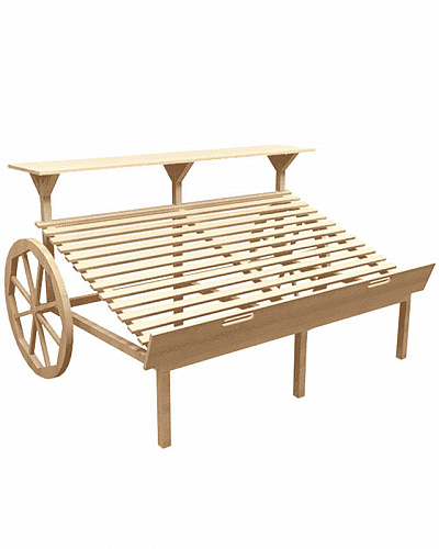 Стеллаж овощной Евромаркет Ф006 с наклоненной полкой EM-02.106.000 СБ Стеллаж овощной Евромаркет Ф006 с наклоненной полкой EM-02.106.000 СБ