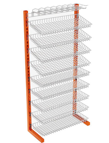 Стойка прикассовая пристенная Евромаркет СП001039 Стойка прикассовая пристенная Евромаркет СП001039